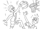 Disegni da colorare basket