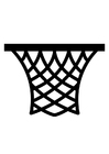 Disegno da colorare basket