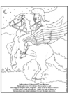 disegno-da-colorare Bellerefonte e Pegaso