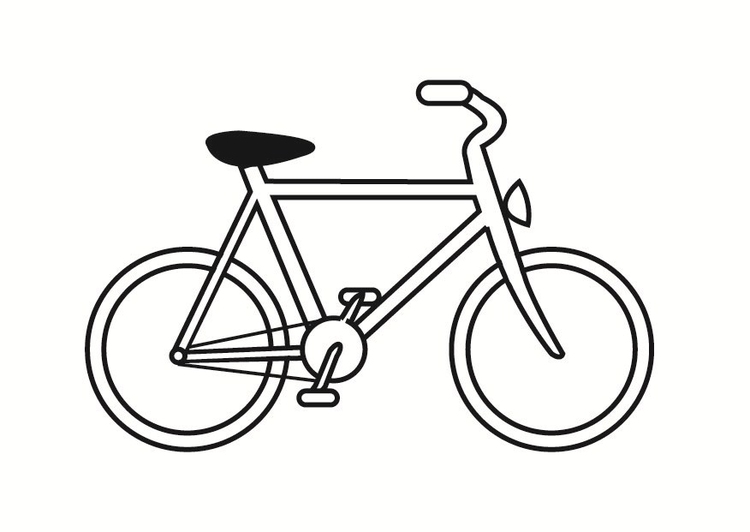 disegno bicicletta