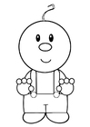 Disegni da colorare bimbo