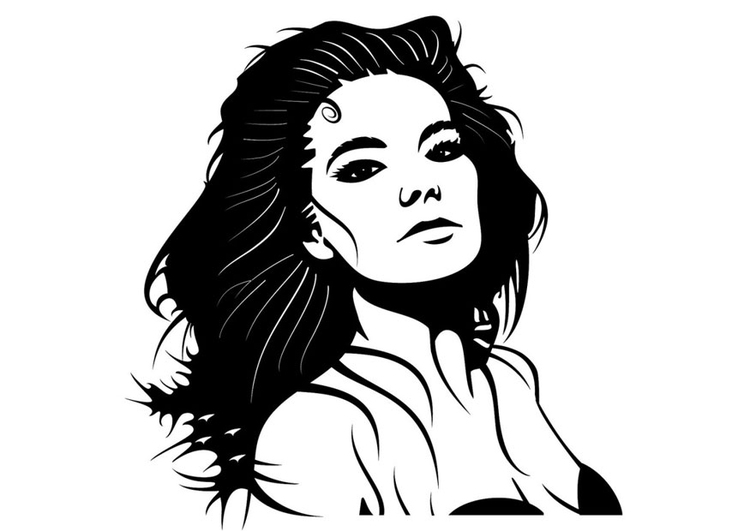 Disegno da colorare BjÃ¶rk