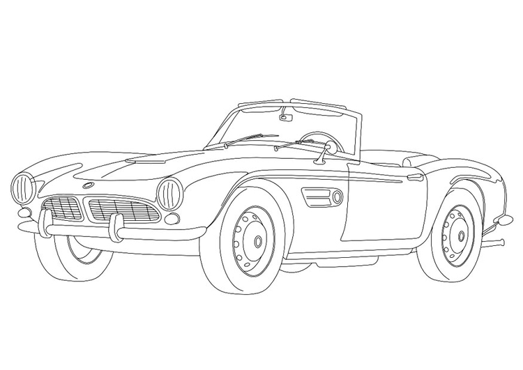 Disegno da colorare BMW 507