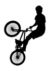 Disegno da colorare bmx