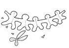 Disegno da colorare bricolage