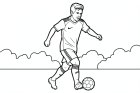 calciatore in azione
