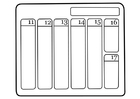 Disegno da colorare calendario