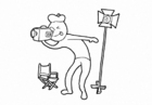 Disegni da colorare cameraman