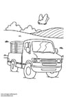 Disegni da colorare camion pick-up
