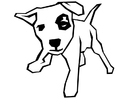 Disegno da colorare cane