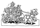 Disegni da colorare carrozza