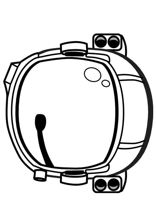 casco da astronauta