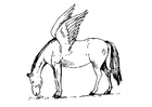 Disegni da colorare cavallo volante - pegaso
