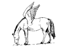 Disegni da colorare cavallo volante - pegaso