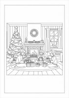 Disegno da colorare celebrare il natale
