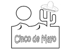 Disegni da colorare Cinco de Mayo