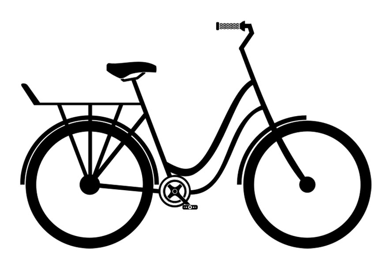 Disegno da colorare citybike