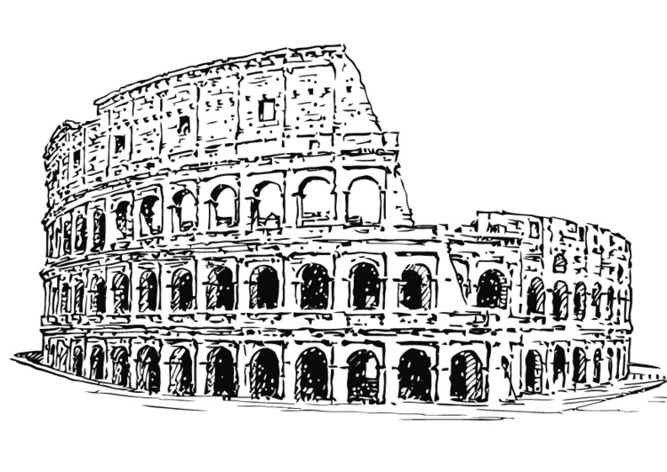 Disegno da colorare Colosseo