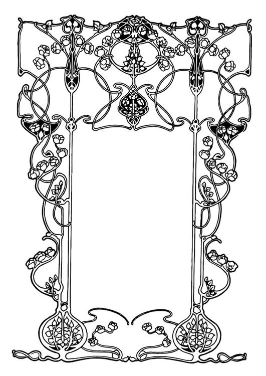 cornice art nouveau