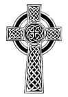 Disegni da colorare croce celtica