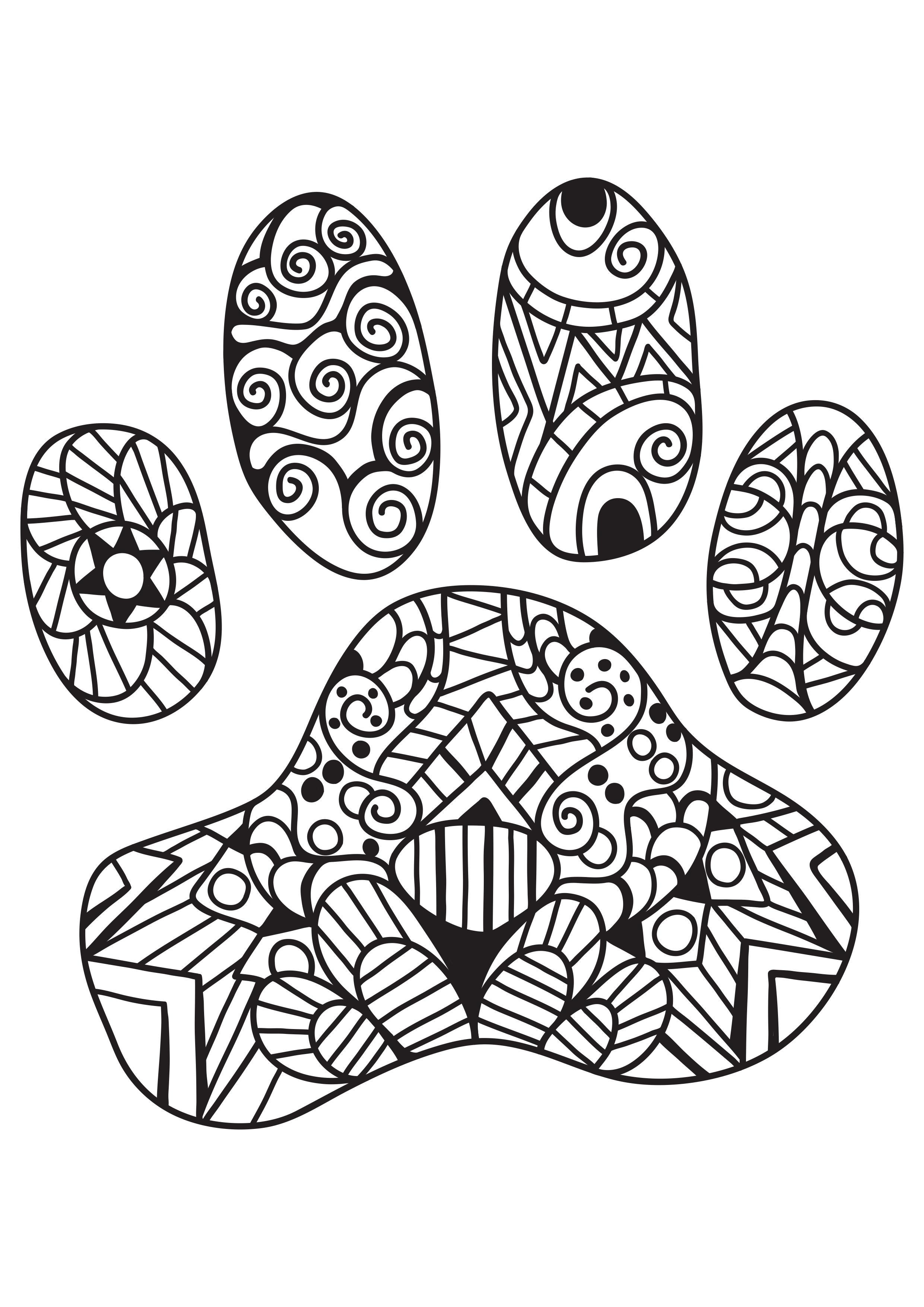 Disegno da colorare decorazione - Disegni Da Colorare E Stampare Gratis - Imm.