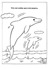 Disegno da colorare delfini