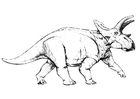 Disegni da colorare dino anchiceratops