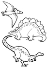 Disegni da colorare dinosauri