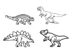 Disegni da colorare dinosauri