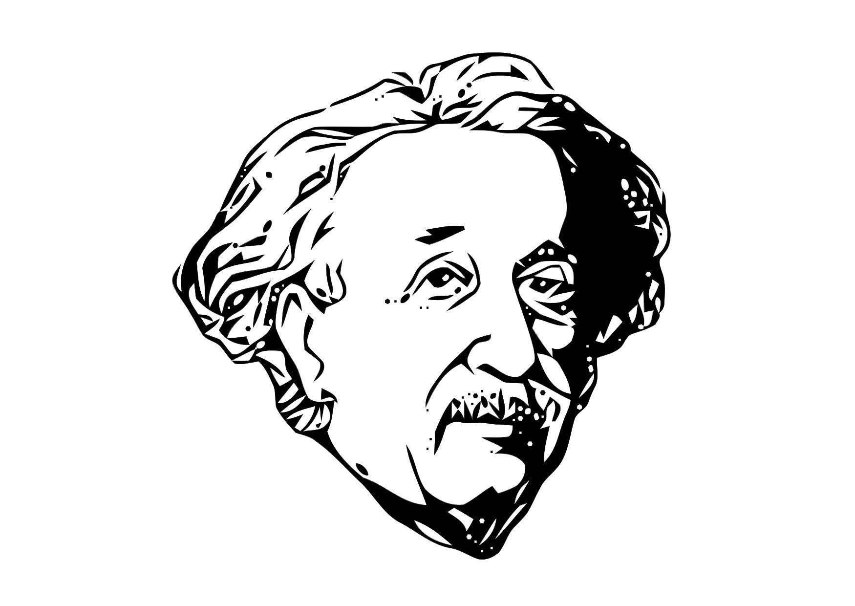 Disegno da colorare Einstein