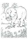 Disegni da colorare elefante