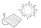 Disegni da colorare energia solare