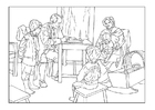 disegno-da-colorare famiglia 18esimo secolo