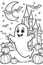fantasma davanti al castello