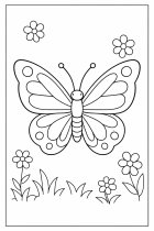 farfalla con fiori