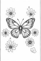 farfalla tra i fiori