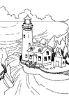 Disegni da colorare faro