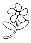 disegno-da-colorare fiore