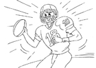 Disegni da colorare football americano