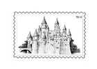 Disegni da colorare francobollo 3