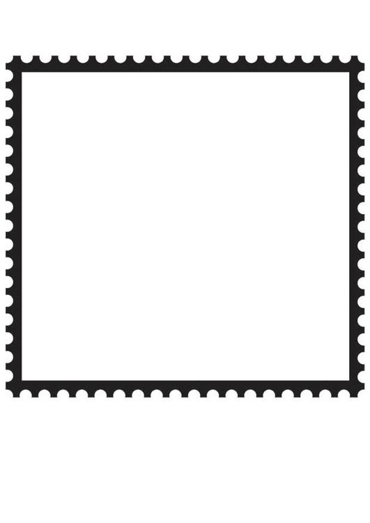francobollo quadrato