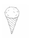 Disegni da colorare gelato