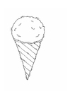 Disegni da colorare gelato