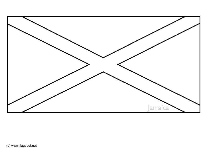 Disegno da colorare Giamaica - Disegni Da Colorare E Stampare Gratis