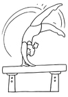 disegno-da-colorare ginnastica