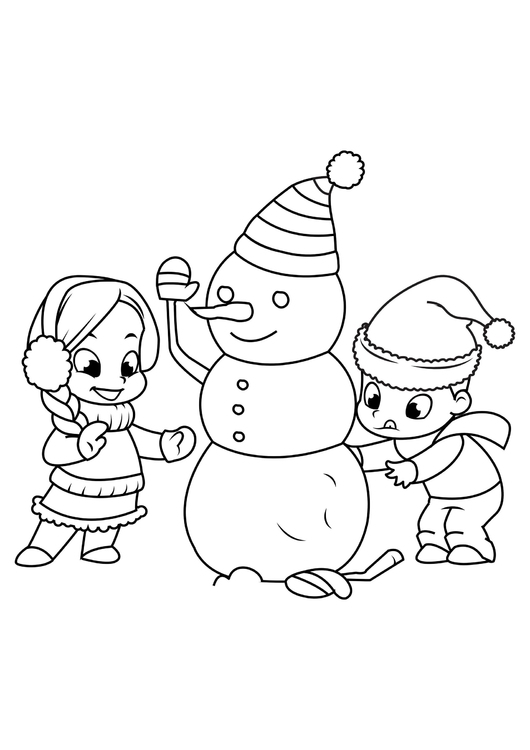 Orecchini con volto di pupazzo di neve - Argento Sterling - Italia