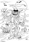 Disegni da colorare Halloween - fantasma