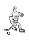 Disegni da colorare hockey su ghiaccio