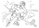 Disegni da colorare hockey su ghiccio