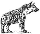 Disegno da colorare iena